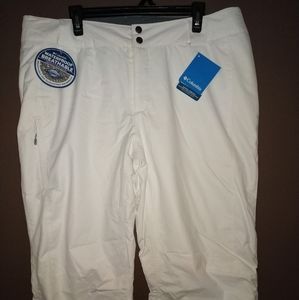 Columbia W Bugaboo Insulated Pant White NWT